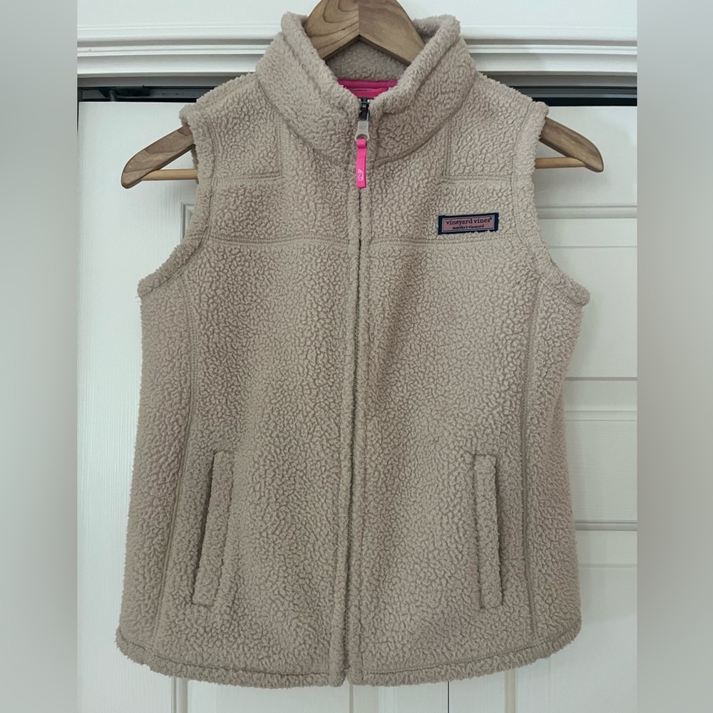 Girls Vineyard Vines Sherpa Fleece Vest